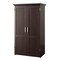 Space-Saving Armoire with Drop Leaf Desk and Adjustable Shelves for Home Office or Crafting